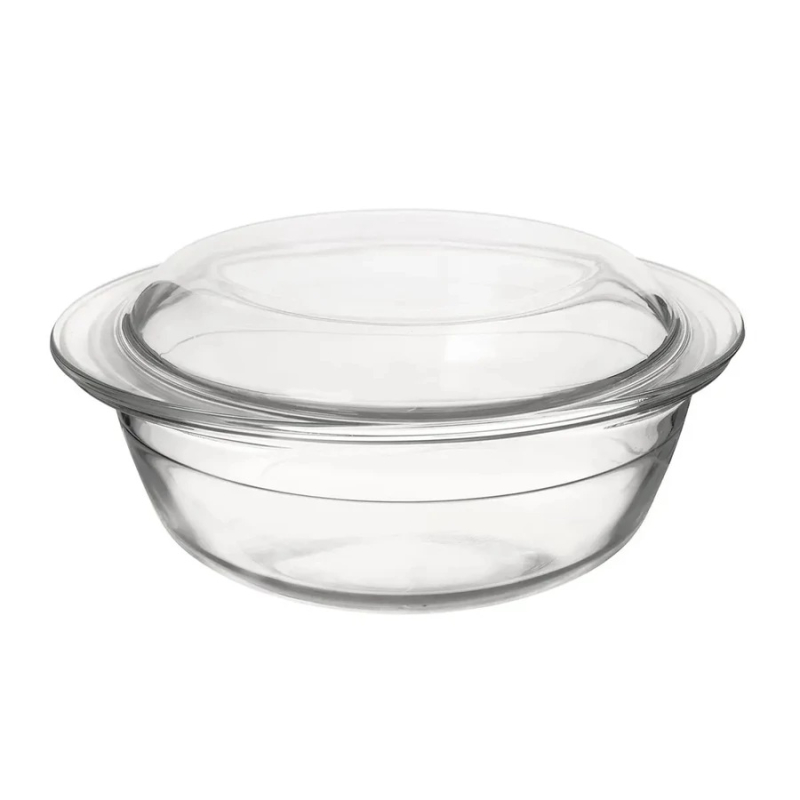 Orion üveg sütőtál fedővel 23 cm (16709)