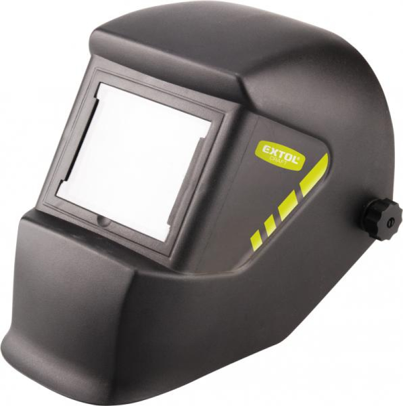 Extol Craft hegesztőpajzs, fekete üveggel (97345)