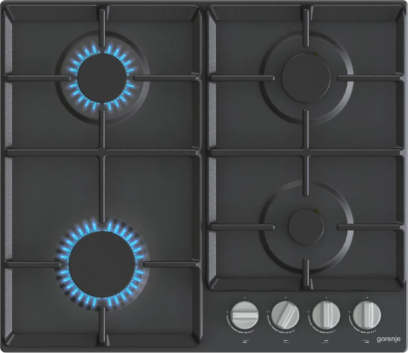 Gorenje G641EXB beépíthető gázfőzőlap, 60 cm, fekete (737655)