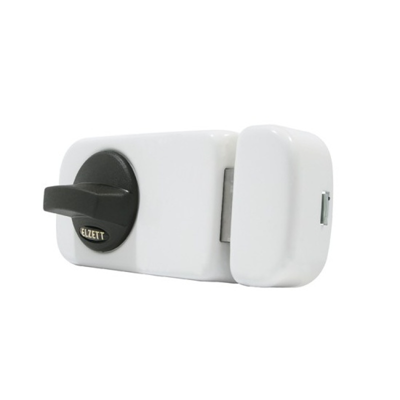 Ajtózár gombos felsőzár fehér LOB (3286408)