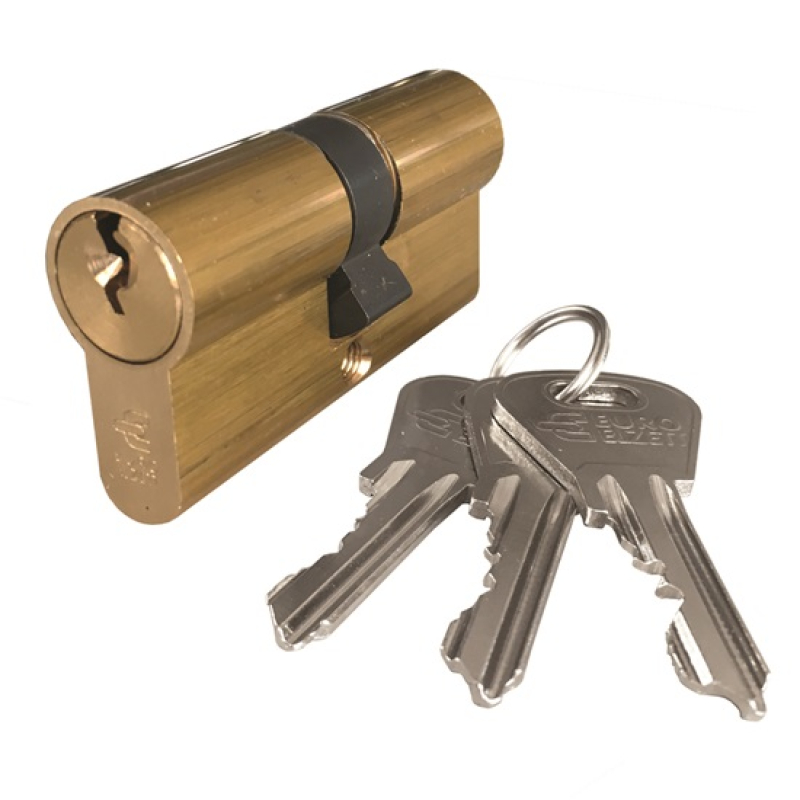 Elzett Zárbetét   XT 30/55mm 3 kulcs réz (3286471)