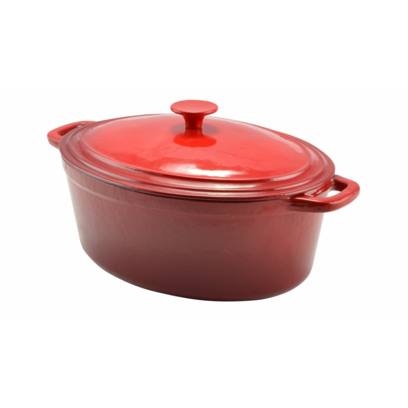 Perfect Home Zománcozott Öntöttvas kacsasütő 36 cm, 8.5l piros (10115)