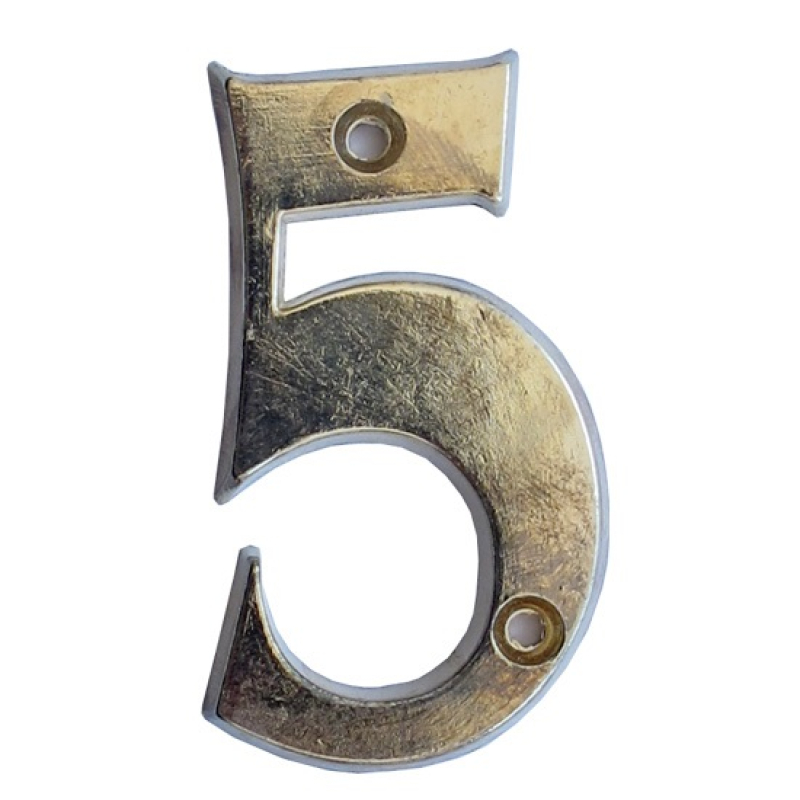 SB  ajtószám rezezett 5 (3970085)