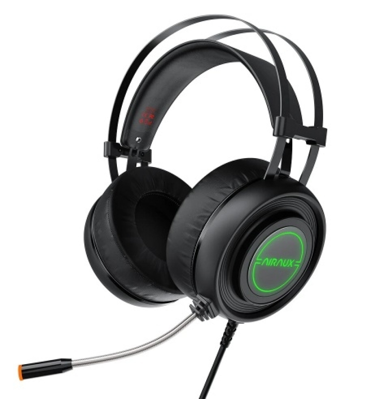 BlitzWolf 7.1 gamer fejhallgató RGB leddel - Fekete (AA-GB1)