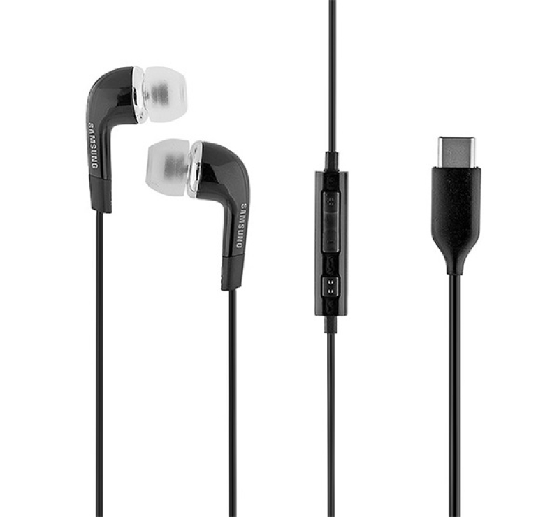 SAMSUNG fülhallgató G95172 sztereo,fekete (Type-C, felvevő gomb, hangerő szabályzó)  EHS64_TYPE-C