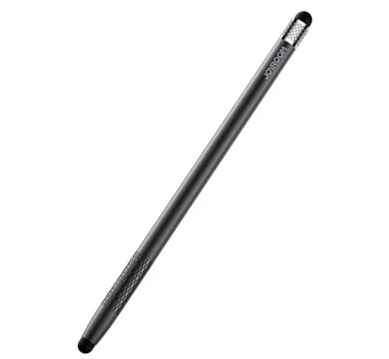 JOYROOM érintő ceruza (univerzális, passzív, kapacitív + pótfej) FEKETEJR-DR01