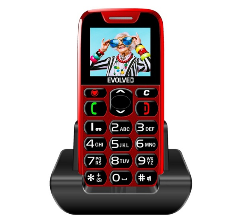 Evolveo EP-501 EasyPhone mobiltelefon PIROS
