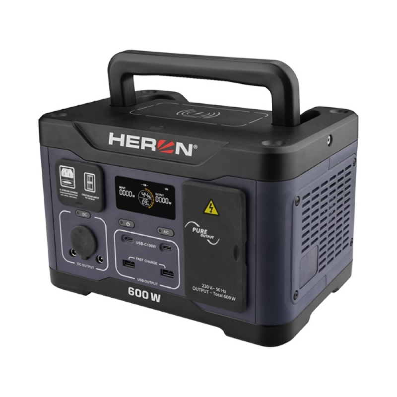 Heron hordozható áramforrás, 600W, 512 Wh (8896800)