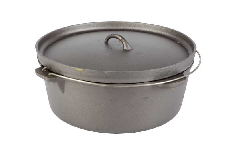 Öntöttvas bogrács - lábas fedővel 13,6 literes (4310)