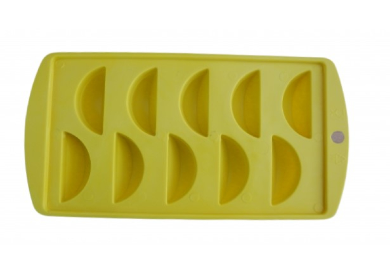 Gumis, citrom alakú jégkocka készítő citromsárga (706)