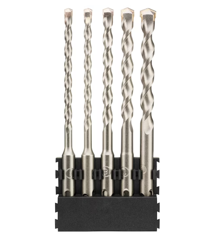 Dewalt 5 részes hegytartó + SDS Plus fúrók 6mm-12mm (DT70836-QZ)