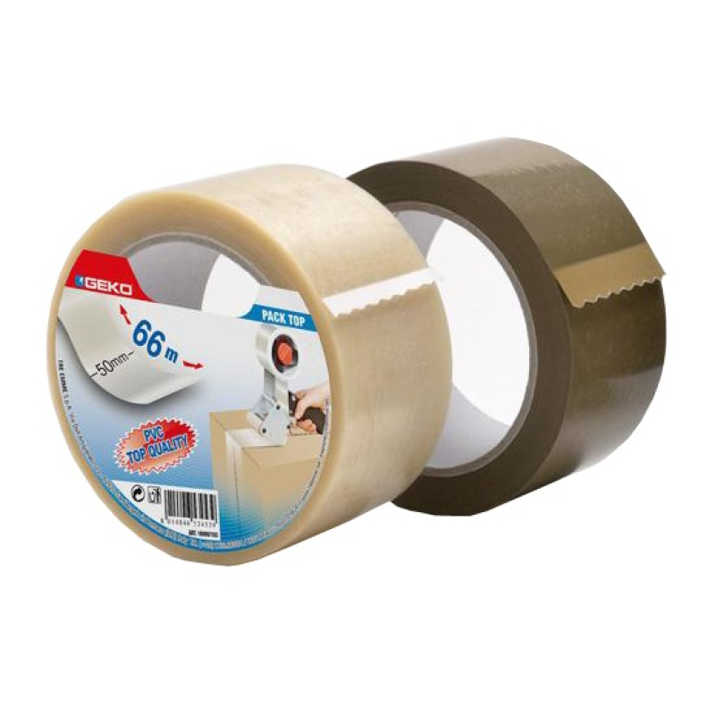 GEKO Csomagoló ragszalag extra 50 mm x 66 m téphető kávébarna (8912797)