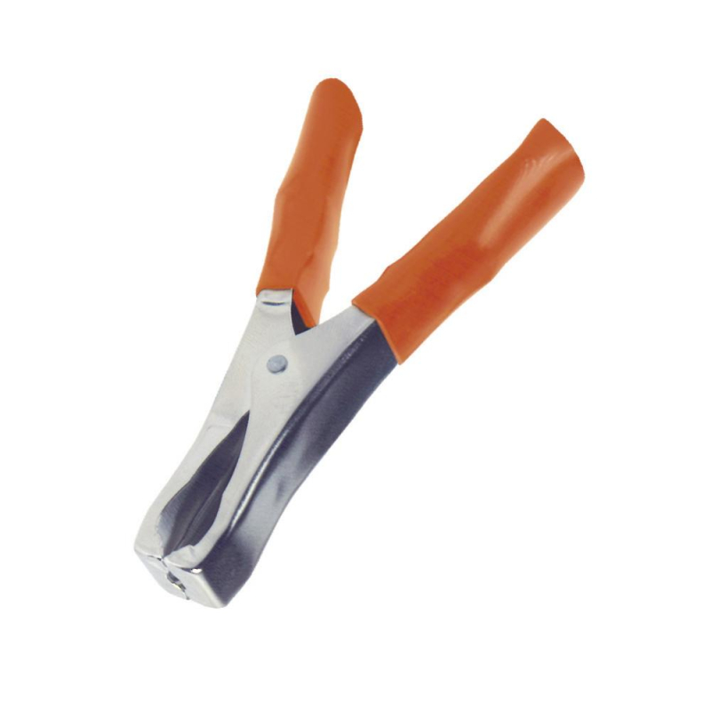 Akkumulátorcsipesz, 50A, 100mm, piros (VBC 7/RD)