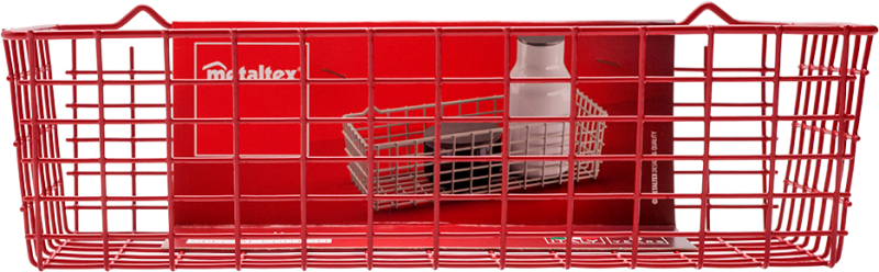 Metaltex Pandino special edition kosár, piros színben (361700-P)