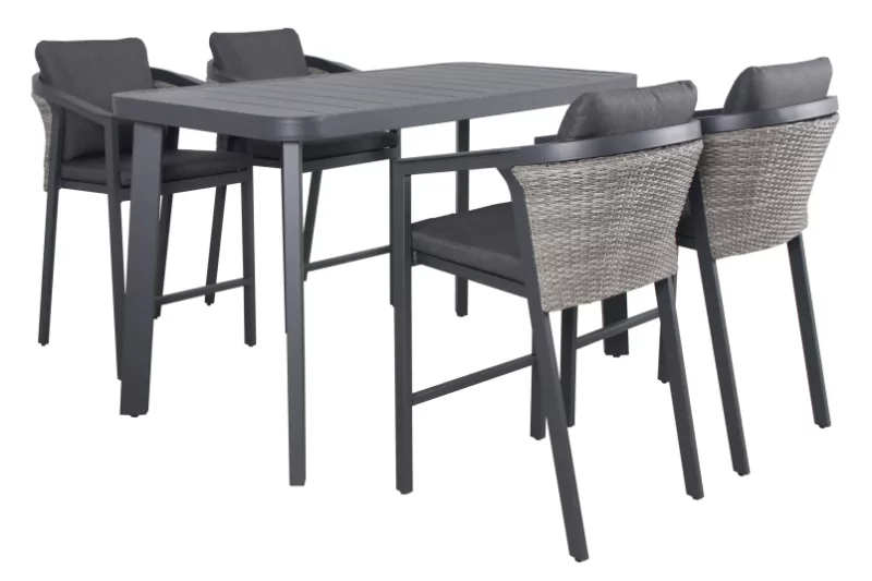 Banglades alumínium kültéri bárszett 5 részes  (59346,59347)