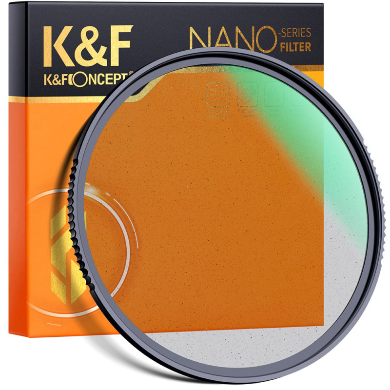 K&F Concept 72MM Nano-X Black Mist lágyító szűrő 1/2, Karcálló - (KF-01-1680)