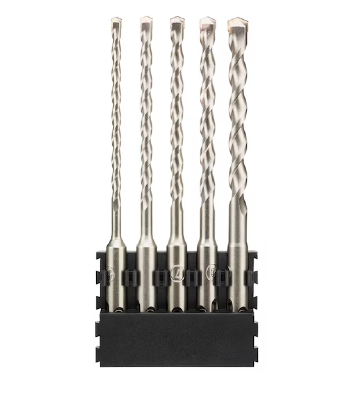 Dewalt 5 részes hegytartó + SDS Plus fúrók 5,5mm-10mm (DT70835-QZ)