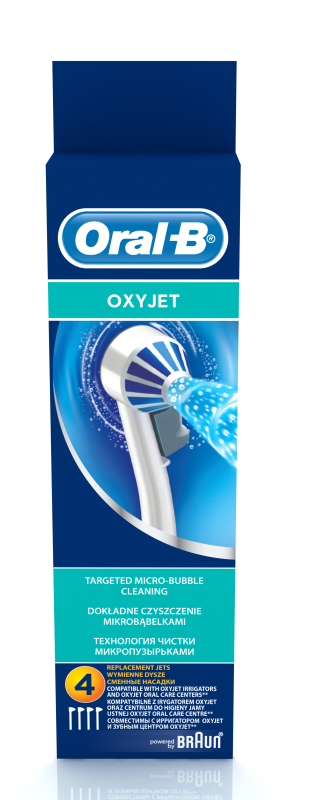 Oral-B ED17-4 Oxyjet szájzuhany pótfúvóka, 4db/csomag (10PO010024)
