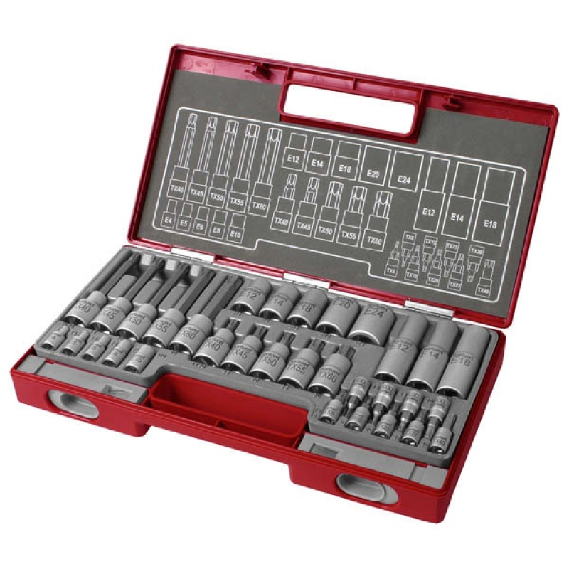 Fortum dugókulcs és bitdugófej készlet 32 db-os (4700020)