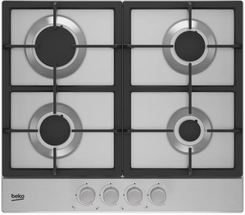 Beko HIAG 64225 SX HU beépíthető gáz főzőlap, 60 cm