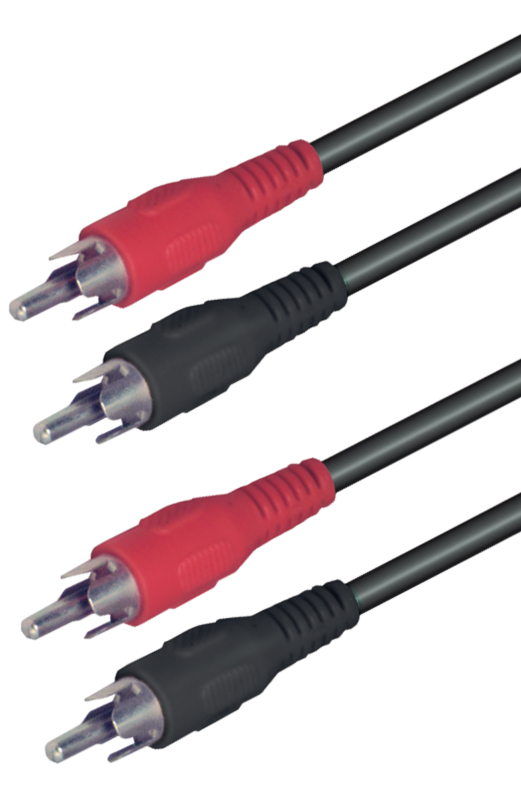 Audió kábel, 2 RCA dugó-2 RCA dugó, 1,5 m (A 3X)