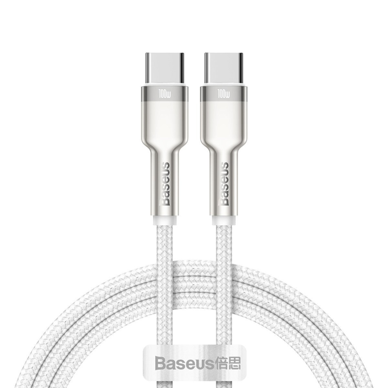 Baseus Cafule Series USB-C / USB-C töltő- / adatkábel fém végződéssel, 100W, 1 m (CATJK-C02)