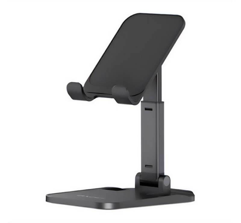 Awei X11 asztali tartó (univerzális, állvány, dönthető, 11 - 15cm magas, alumínium) FEKETEX11_B