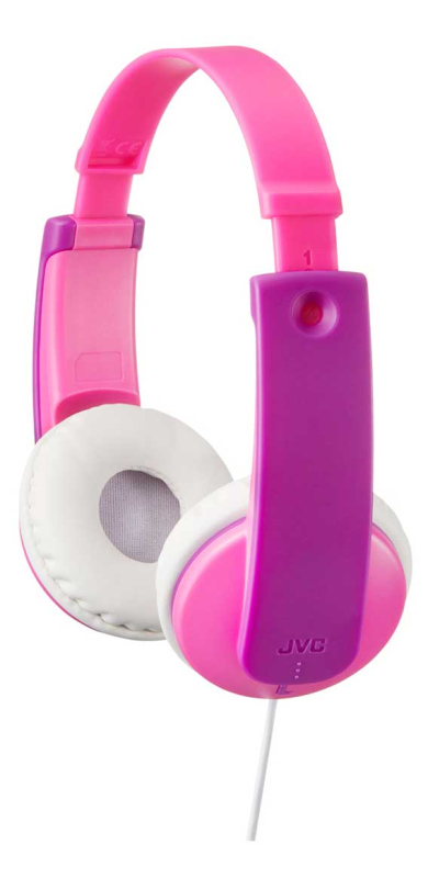 JVC HA-KD7-PNE gyerek fejhallgató limitált hangerővel, rózsaszín/lila (13179)