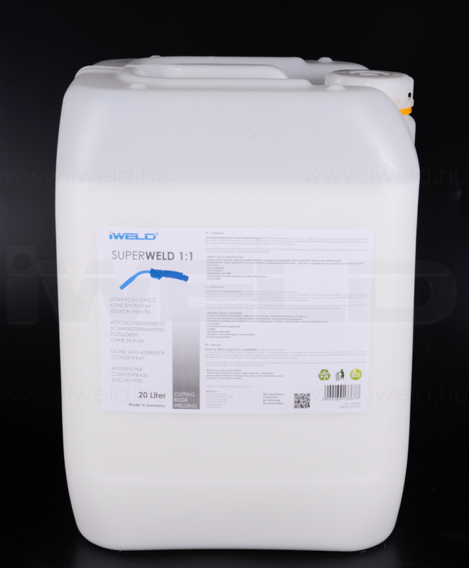 Iweld SUPERWELD letapadás gátló koncentrátum 20L-es, szilikon mentes (750SWCONC20L)