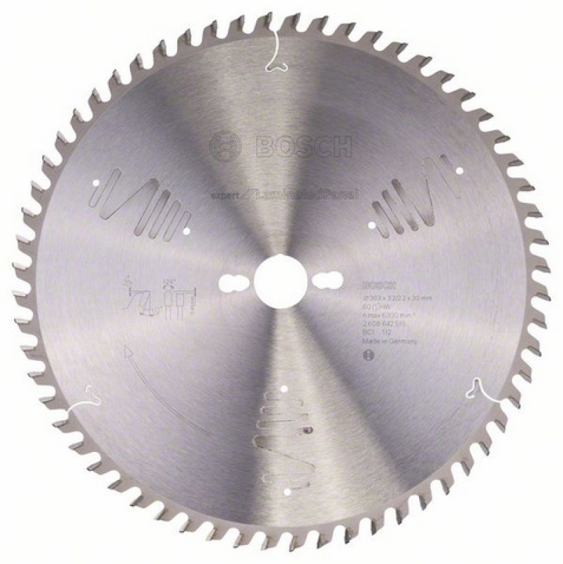 Bosch Expert for Laminated Panel Table or Stationary, 303x30x32/22 60T Concave Tip pos (2608642515)