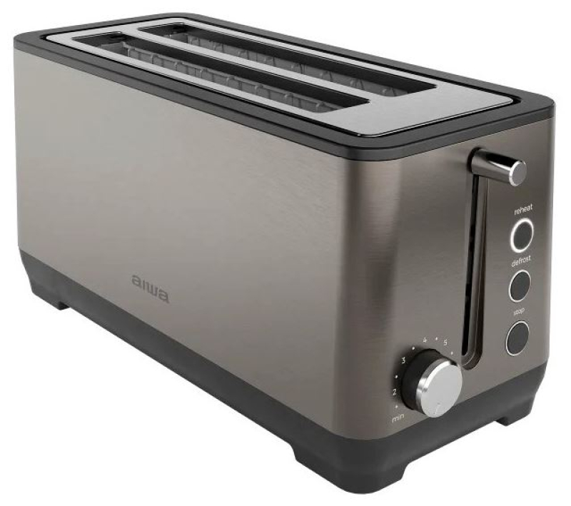 Aiwa ABT-1600 kenyérpirító, 1600W, inox (15258)