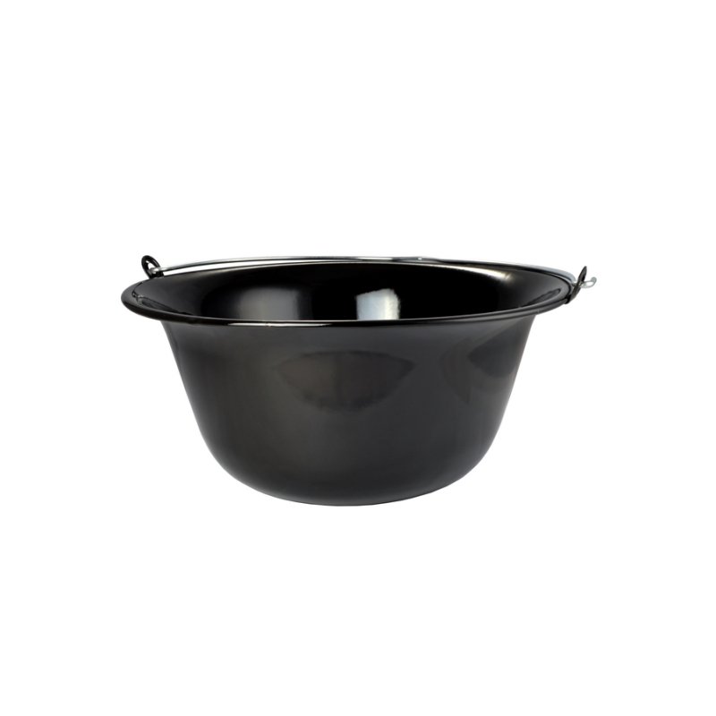 Perfect Home Zománcozott gulyás bogrács fekete 14 liter (15016)