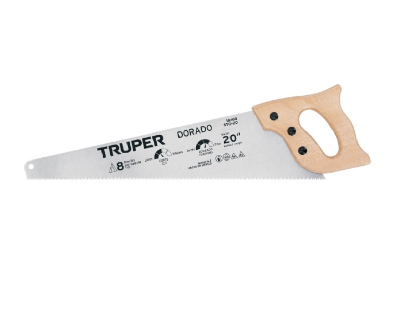 TRUPER STD-20 rókafarkú fűrész, 50 cm, 8 TPI (T18168)