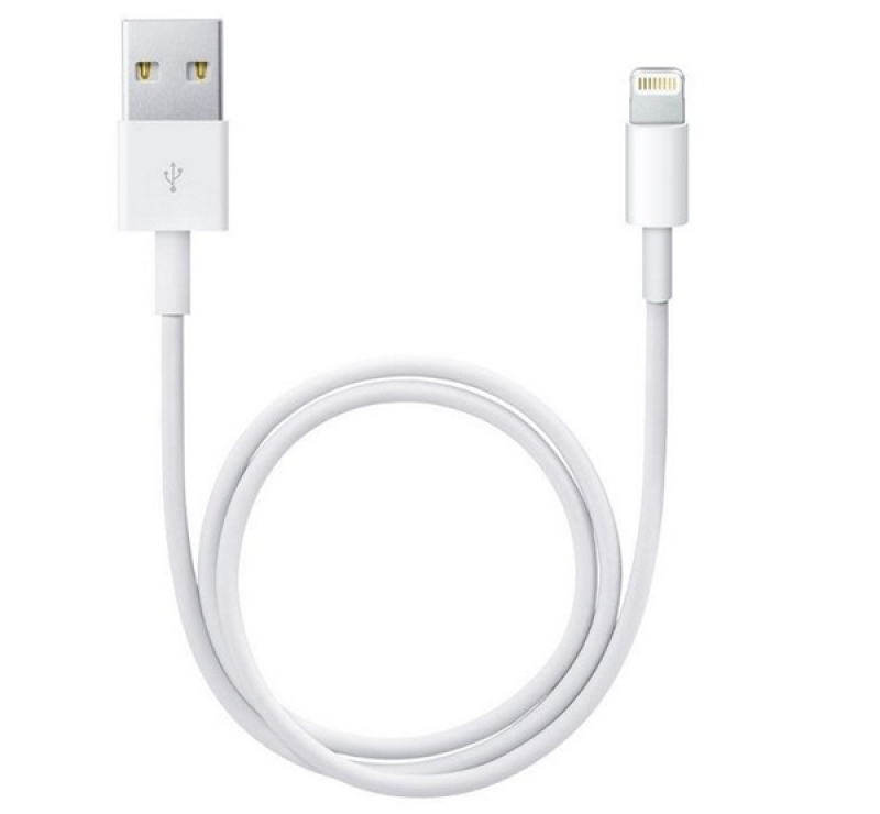 Apple adatkábel (USB - lightning, 50cm) FEHÉR