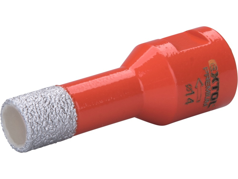 Extol Premium körkivágó csempére, gyémánt vágóél; 14mm × M14 (8801863)
