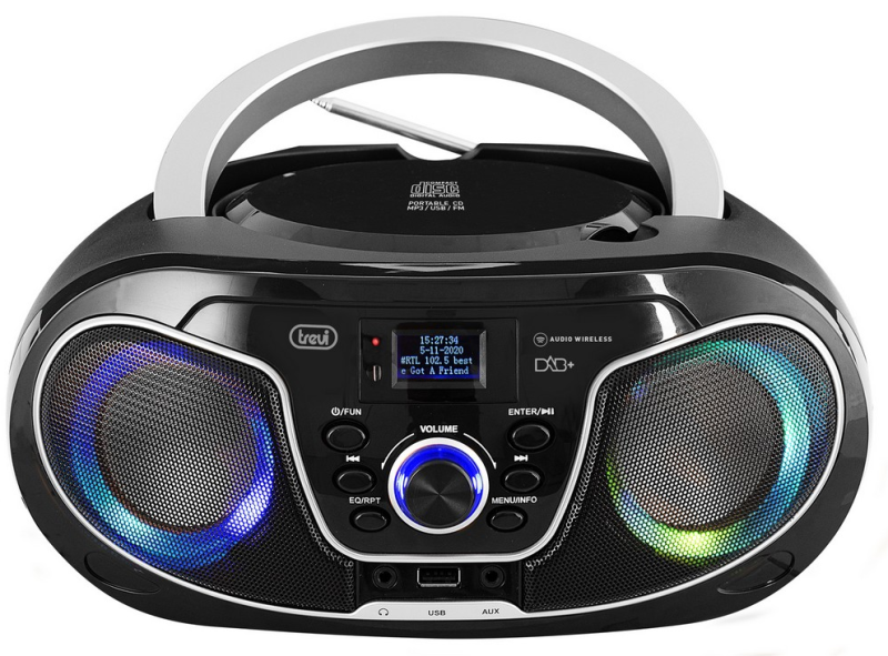 Trevi CMP 588 DAB Hordozható Boombox Sztereó CD-lejátszó  (15160)