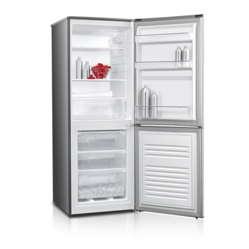 MPM kombinált hűtőszekrény 215L, inox (MPM-215-KB-39)