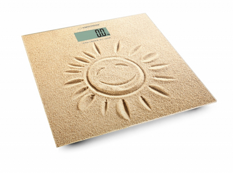 Esperanza Sunshine EBS006 fürdőszoba mérleg, homokszínű