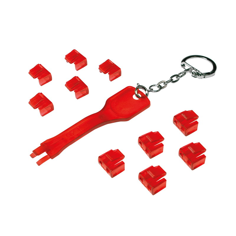 Logilink RJ45 port blokkoló (1x kulcs, 10x zár)