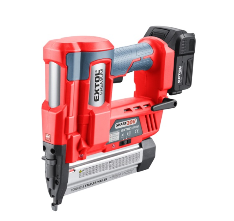 Extol Prémium akkus szög és kapocs belövő gép (8891860)