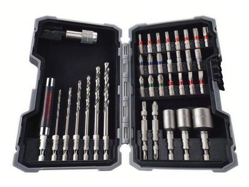 Bosch PRO-Mix fémfúró, bit és dugókulcs készlet 35 részes (2607017328)
