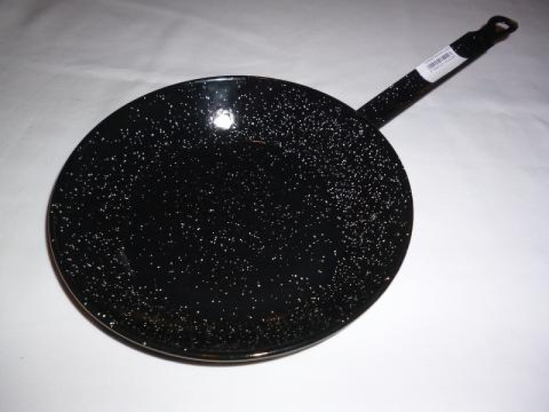 Garcima 22 cm-es zománcozott nyeles serpenyő, szeletsütő