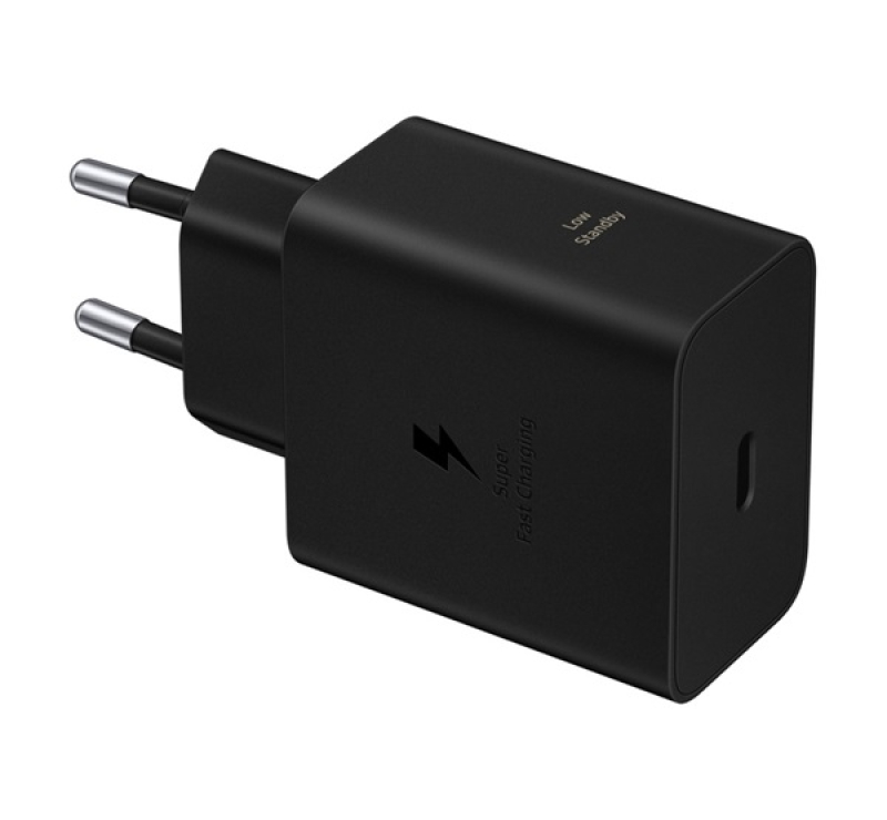 Samsung hálózati töltő Type-C aljzat (60W, PD gyorstöltő) FEKETE