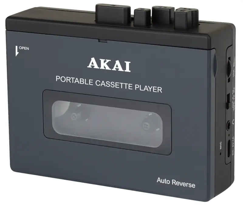 AKAI hordozható kazettás magnó Bluetooth-al (POCKETTAPE)