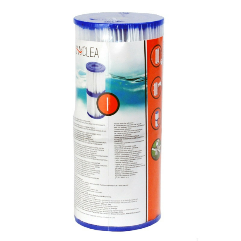 Aqualing Bestway papírszűrő filter I. typ. 2db 1,5 m3/h (FFH018)