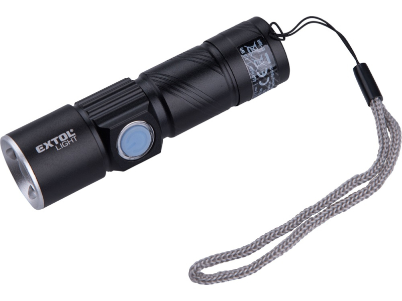 Extol Light LED lámpa, 3 W, újratölthető, 450 mAh (43135)