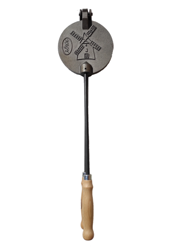 Molnárkalács sütővas (ostyakészítő)