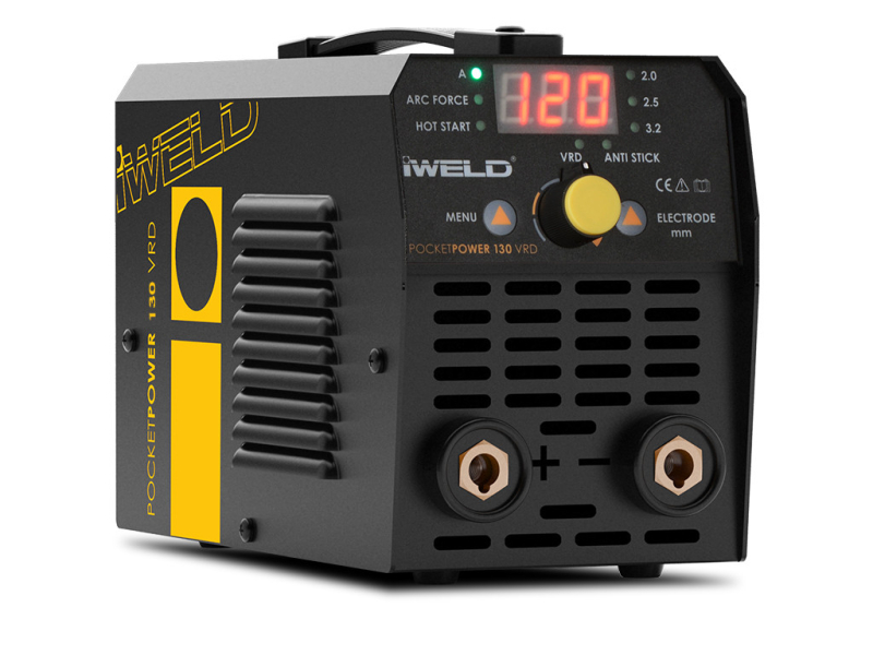 Iweld Gorilla Pocketpower 130 VRD (120A) hegesztő inverter koffer nélkül