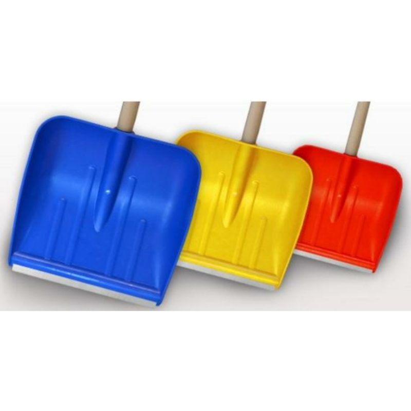 Hólapát műanyag színes, 38cm, alumínium élvédővel (11719)