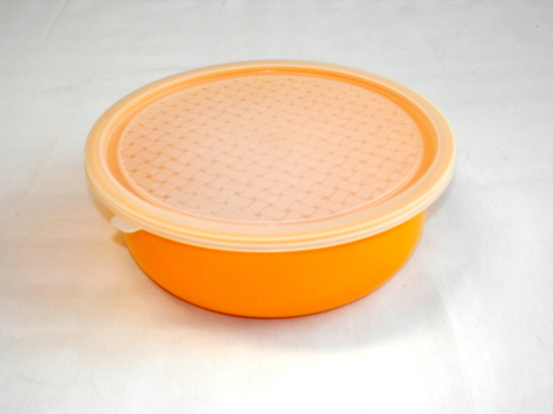 Frissentartó műanyagdoboz 2l sárga (1187)